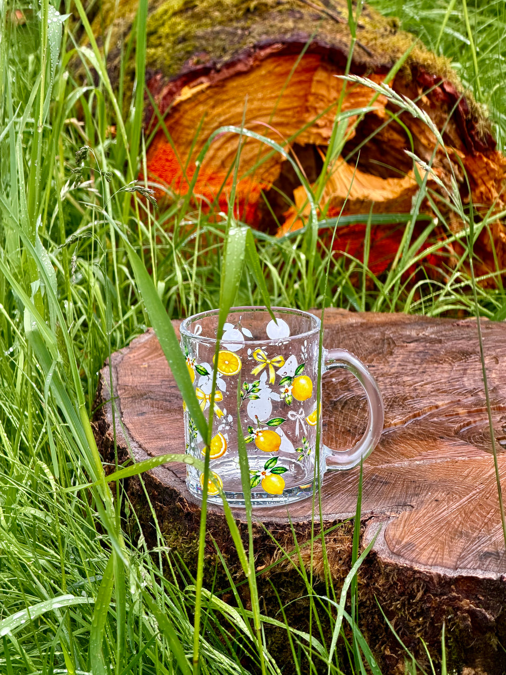 Wild Lemon Duo Set
Glasskopp + Tumbler – Glasskopp med bambuslokk og glassugerør