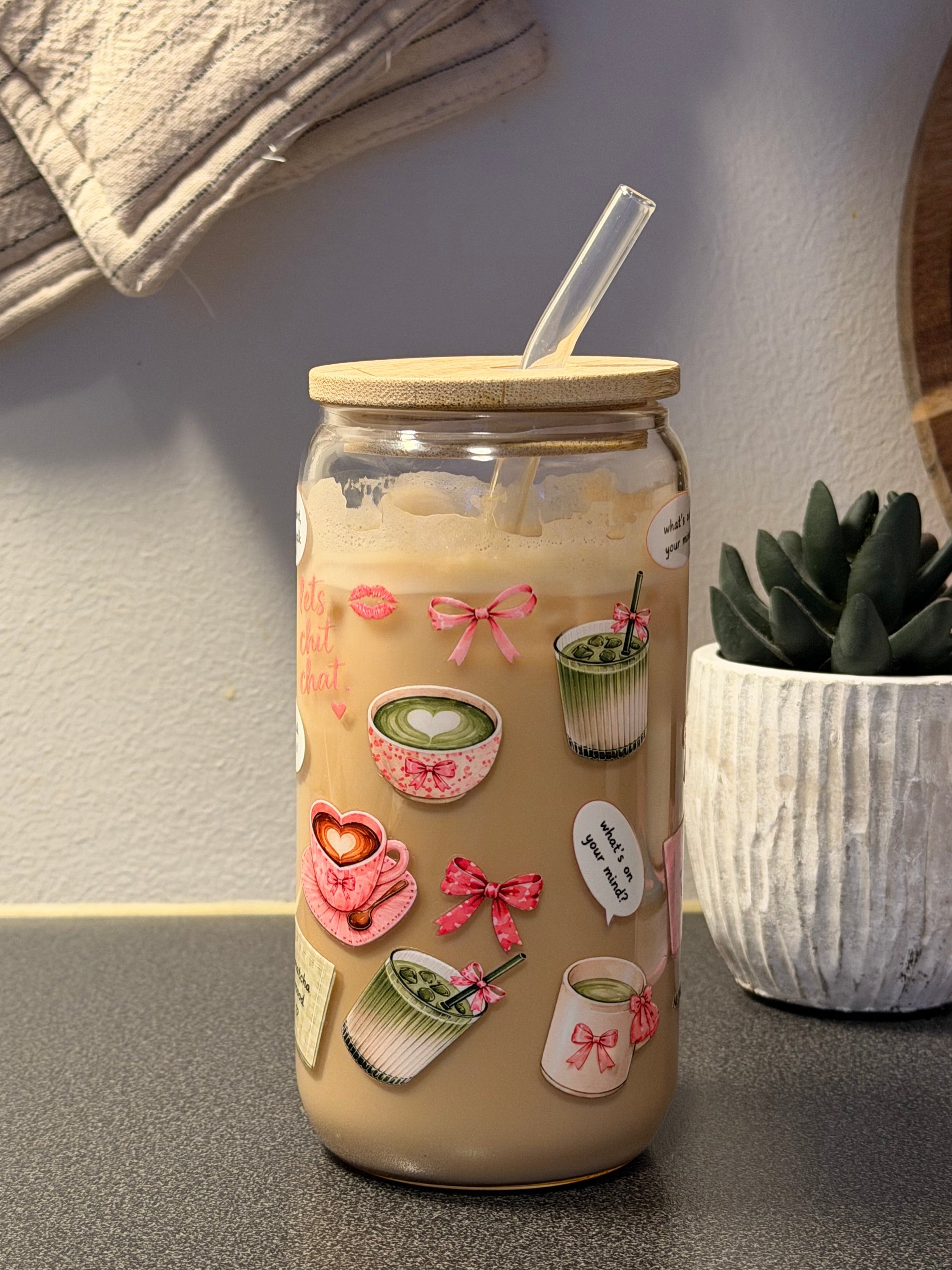 Pink Latte kopp