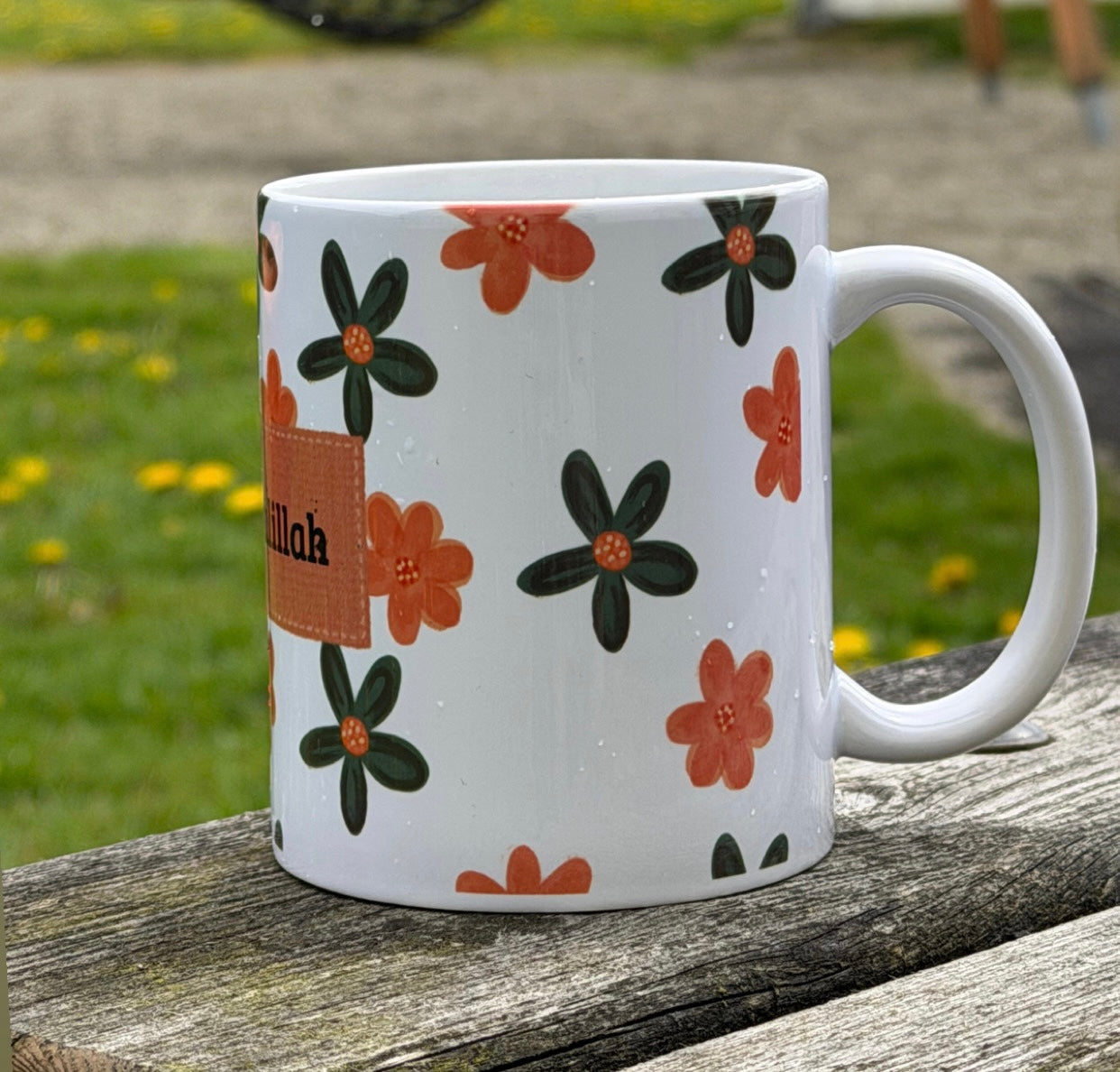 grateful ceramic cup