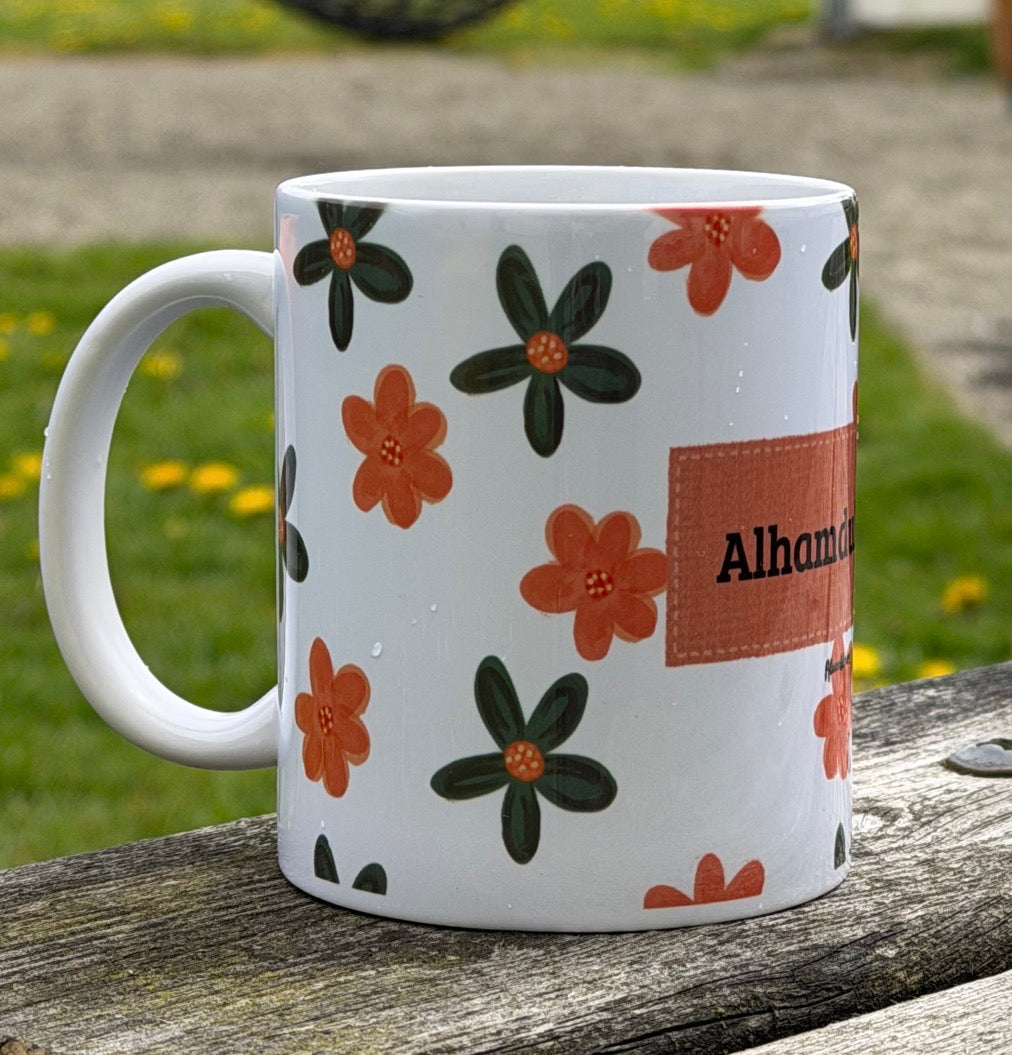 grateful ceramic cup