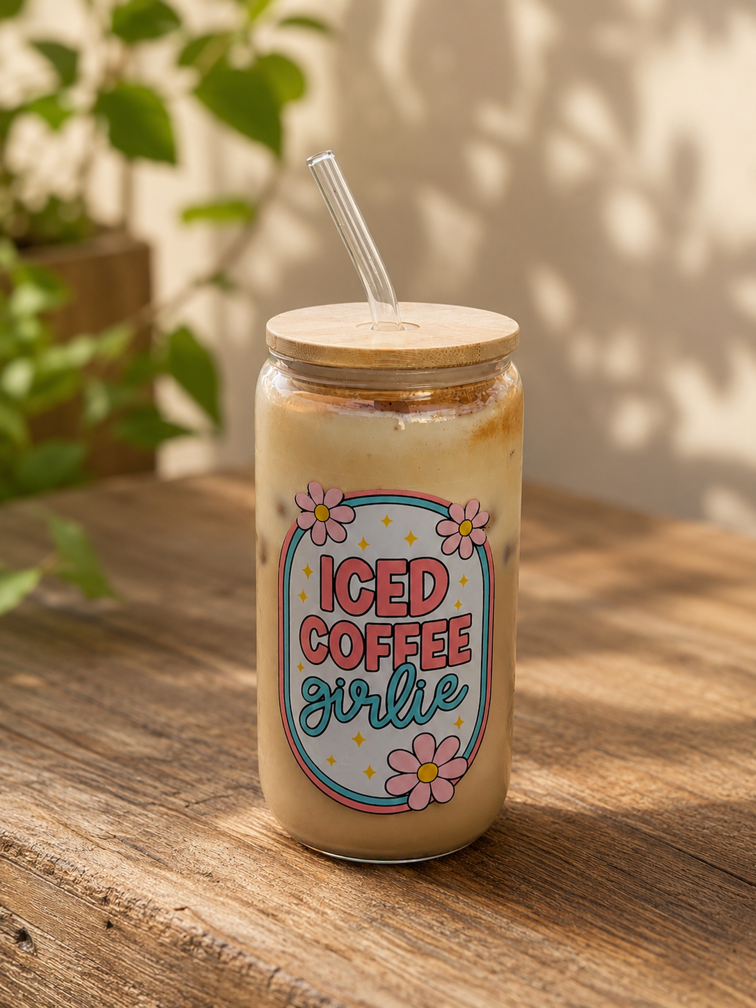 Iced Coffee Girlie Glasskopp